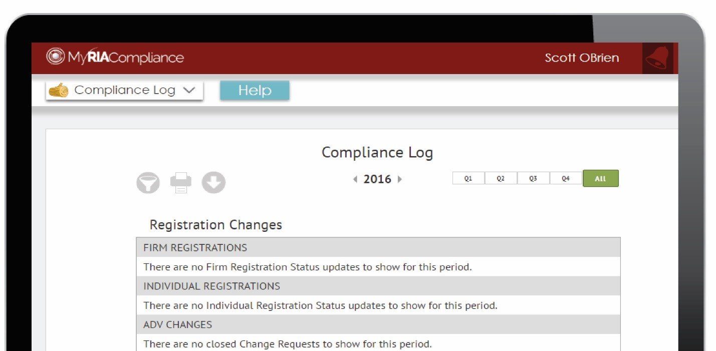 Digital RIA Compliance Log