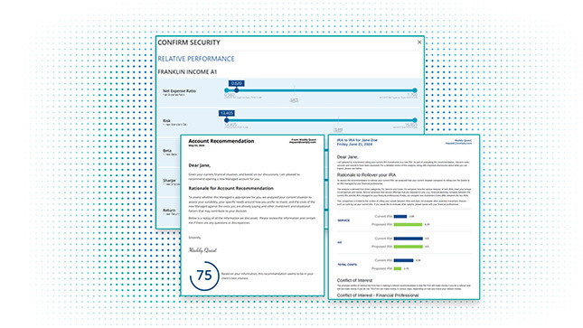 RIA in a Box Platform, COMPLY Fiduciary Suite screenshots